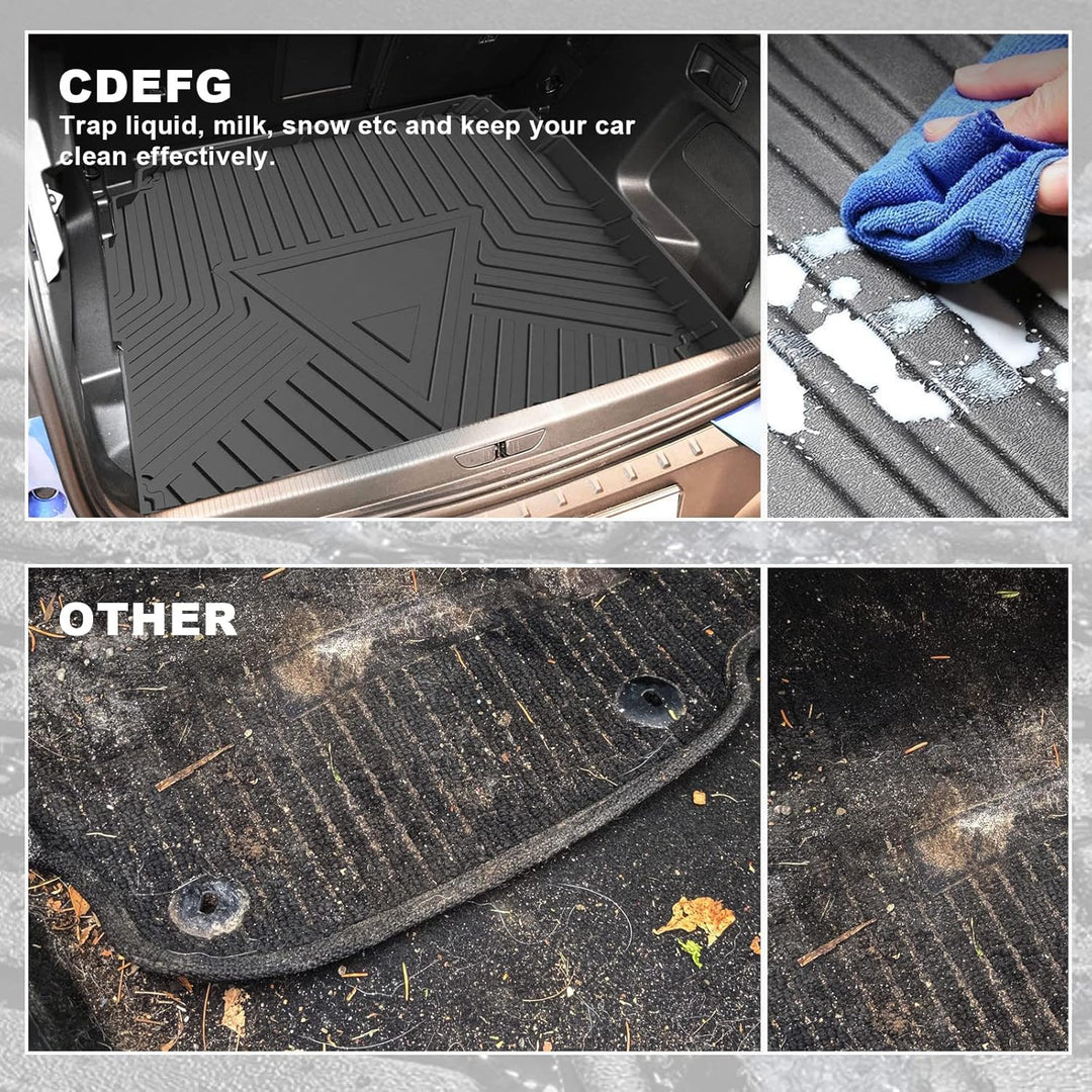 CDEFG Peugeot 3008 2016-2022 2023 Kofferraumwanne, 3008 II Kofferraummatten Matten Wasserdicht Anti-