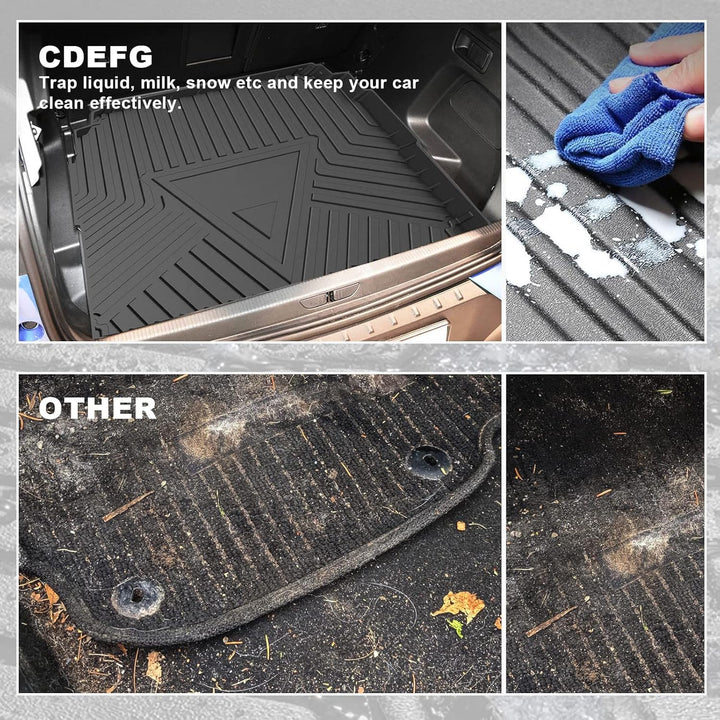 CDEFG Peugeot 3008 2016-2022 2023 Kofferraumwanne, 3008 II Kofferraummatten Matten Wasserdicht Anti-