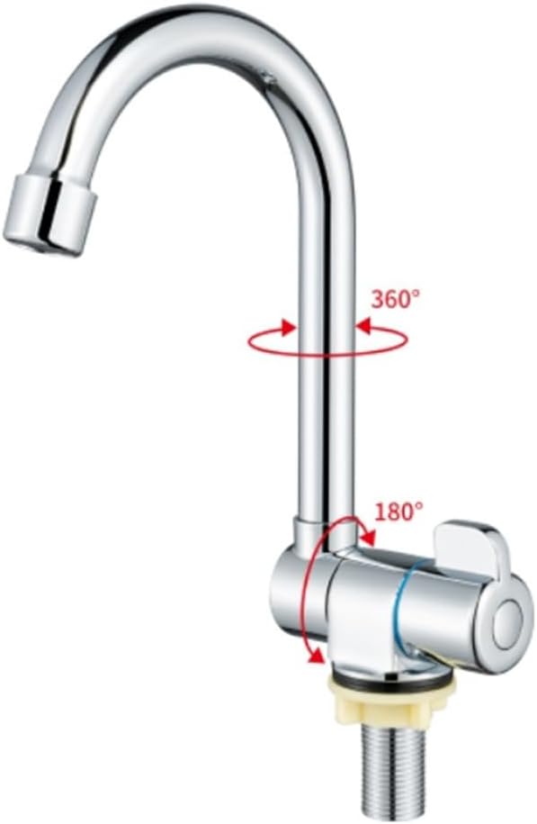Wohnmobil-Klapp-Wasserhahn, Spültischarmatur Edelstahl, Wasserhahn Küche 360° Schwenkbar, klappbar,