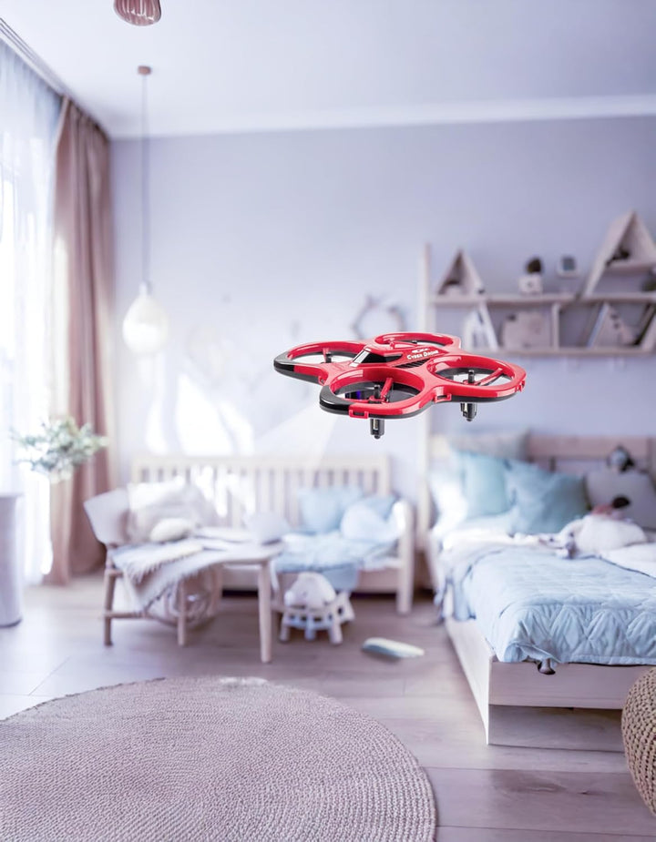 Carson Cyber Drone IR RTF – RC Quadcopter mit 360° Flip, Headless Mode, Gyro-Stabilisierung, LED-Bel