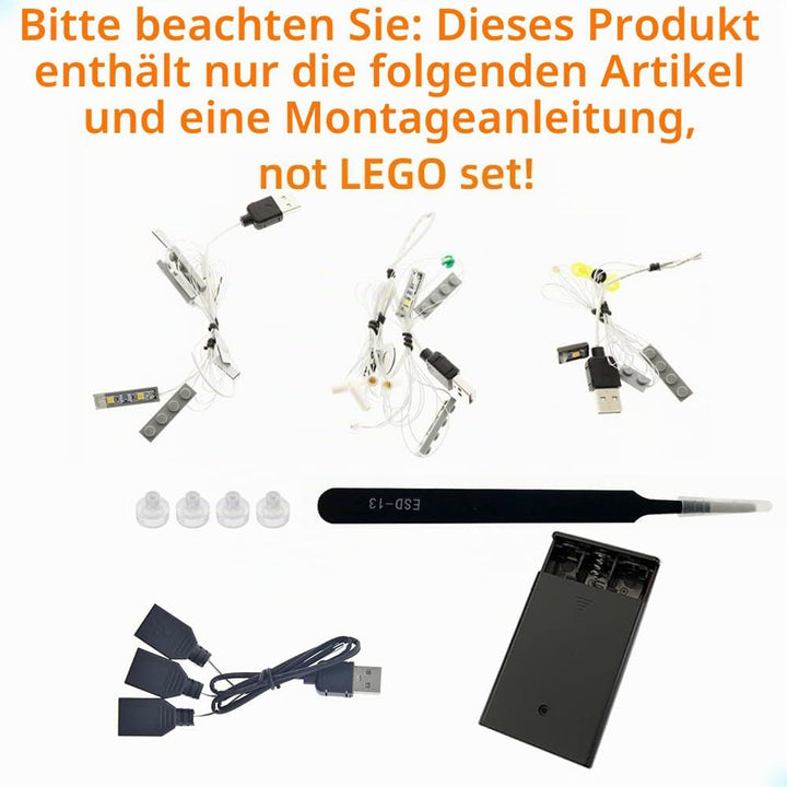 GEAMENT LED Licht-Set Kompatibel mit LEGO DER Herr DER Ringe: BRUCHTAL (Rivendell) - Beleuchtungsset