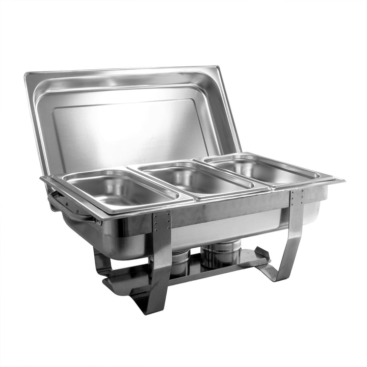 Chafing Dish Speisenwärmer Warmhaltebehälter GN-Behälter Edelstahl 11 tlg. SET