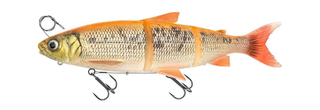 Savage Gear 3D Line Thru Whitefish 36cm 478g Moderat Sinking - Swimbait Golden Albino 478, Golden Al