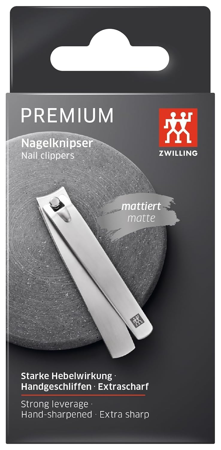 ZWILLING Fussnagelknipser, Grosser Nagelschneider aus Mattiertem Edelstahl, 85 mm 85 mm - Mattiert,