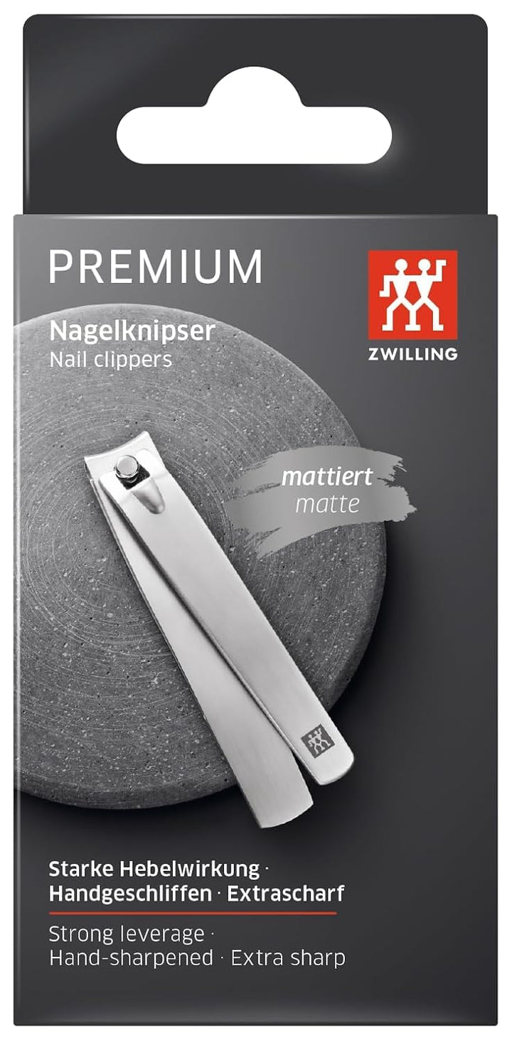 ZWILLING Fussnagelknipser, Grosser Nagelschneider aus Mattiertem Edelstahl, 85 mm 85 mm - Mattiert,