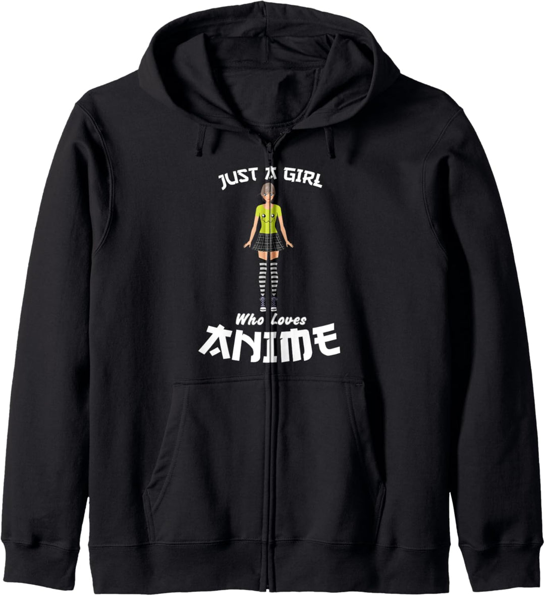 Nur ein Mädchen, das Anime Geschenk für Teen Girls Merch Kapuzenjacke