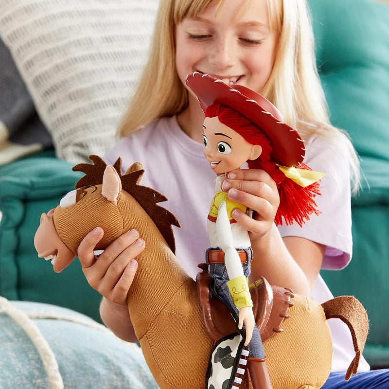 Disney Store Interaktive sprechende Actionfigur Bully aus Toy Story, 42 cm / 16,5", Pferd, aus weich
