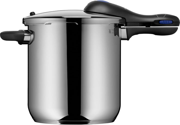 WMF Perfect Plus One Pot Schnellkochtopf Induktion 8,5l, Dampfkochtopf mit Flammschutz, grosses Koch
