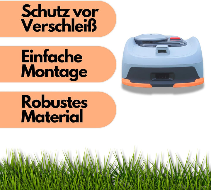 Kantenschutz kompatibel mit Segway Navimow i105e & i108e Schutz Bumper Tuning Mähroboter - einfach g
