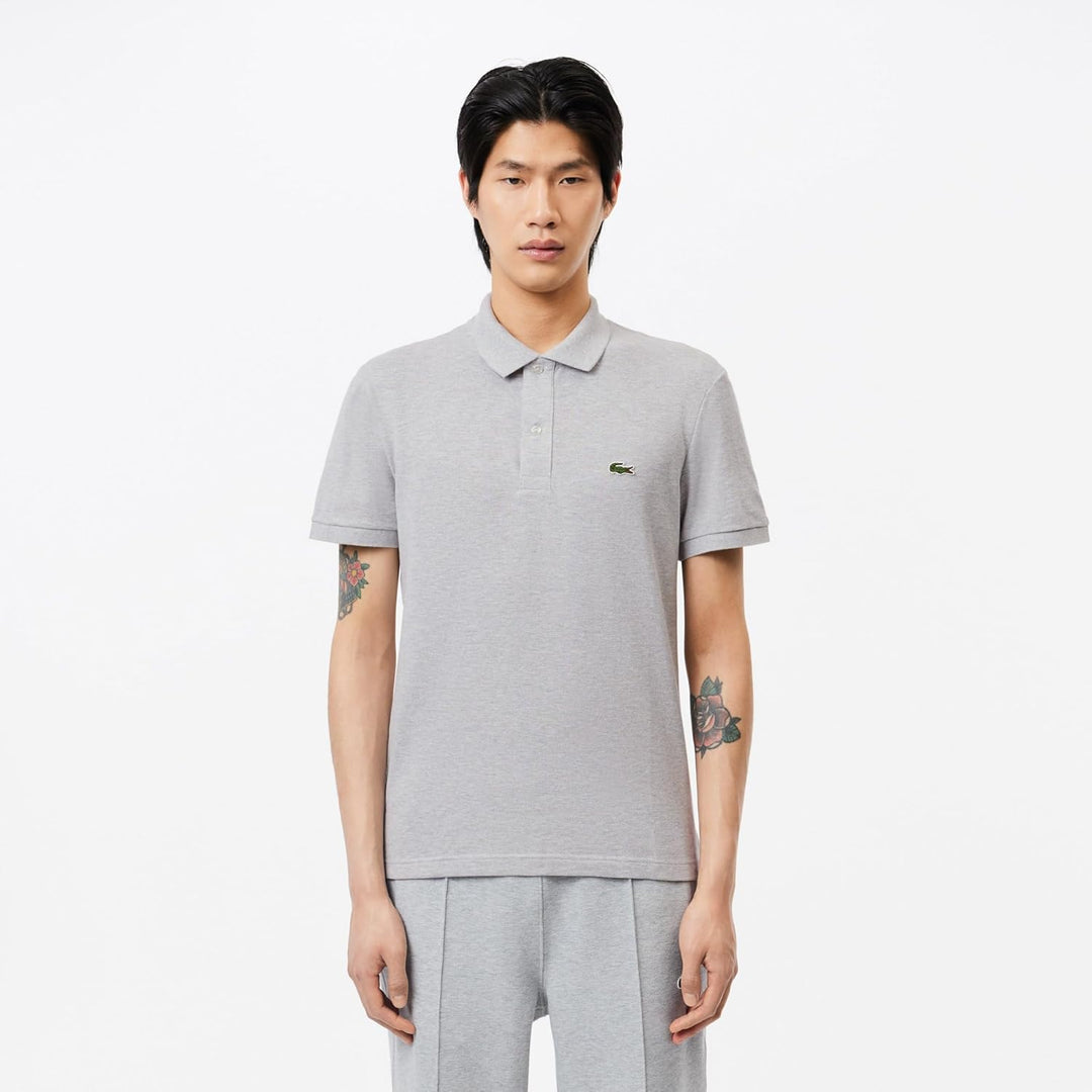Lacoste Herren Ph4012 Poloshirt (1er Pack) XS Grau (Argent Chine), XS Grau (Argent Chine)
