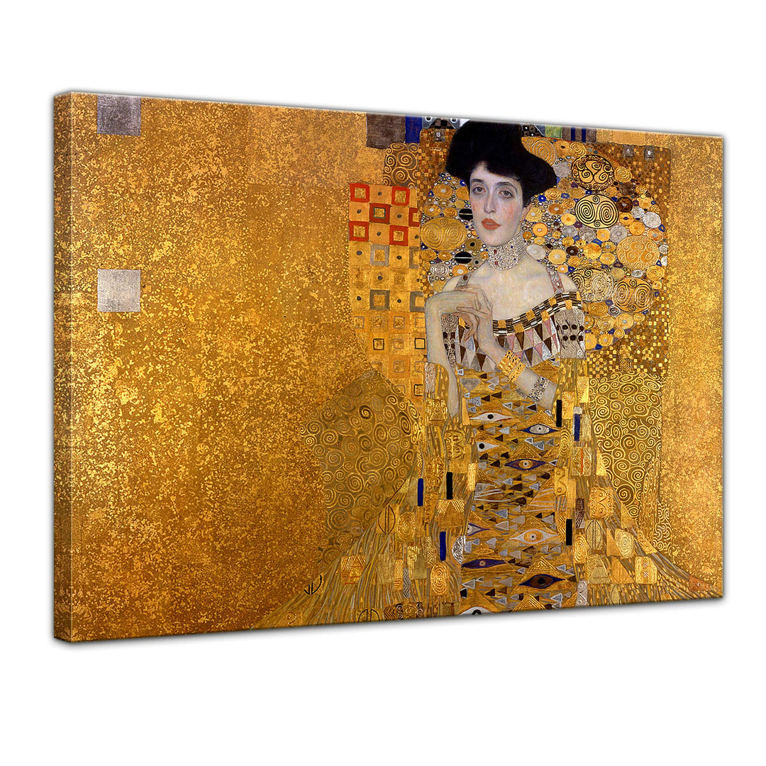 Bilderdepot24 Bild auf Leinwand | Gustav Klimt - Adele Bloch Bauer I in 70x50 cm als Wandbild | Wand