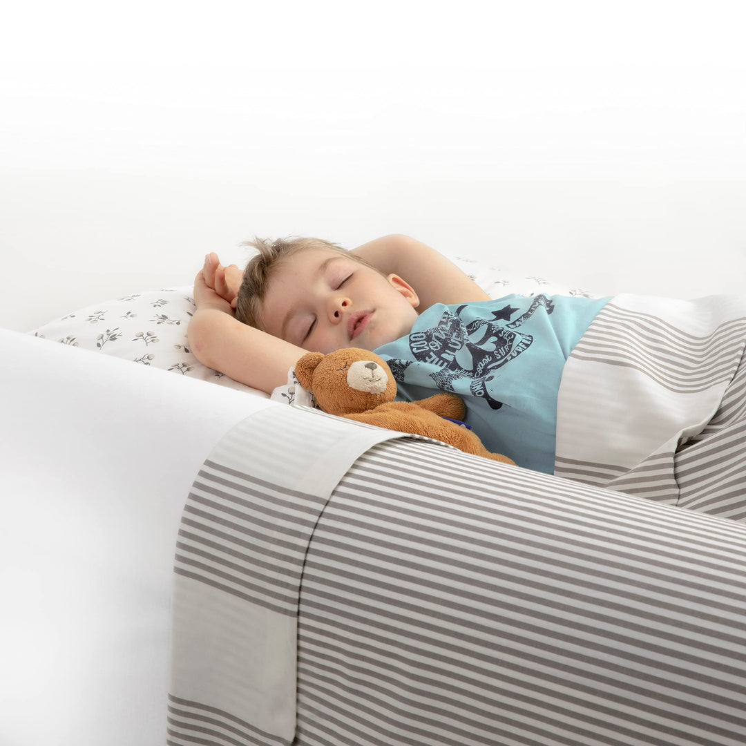 BANBALOO MAX- Sicherheitsbarriere für Kinderbetten Absturzsicherung für Kinder/Rutschfestes Schaumst