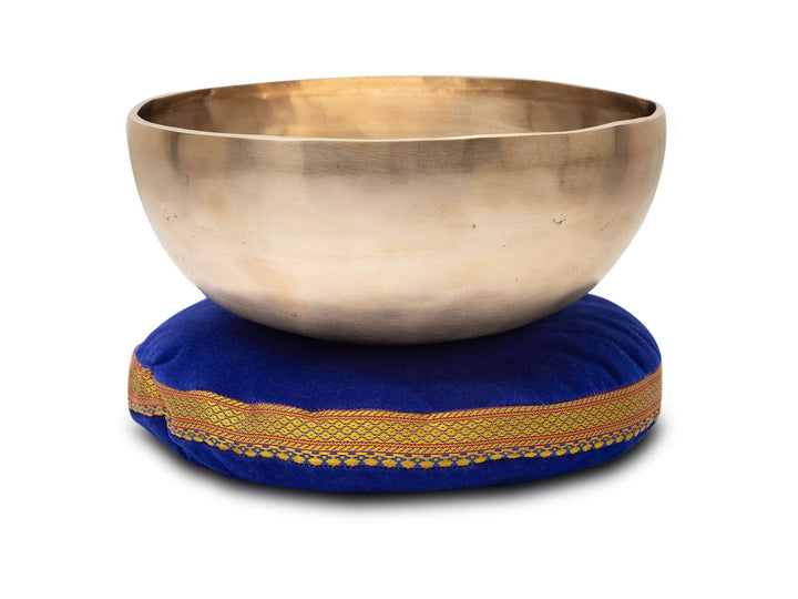 XDrum Therapeutische Klangschale Ton D Kissen Set - auf Ton D gestimmt - für Sakral-Chakra (Svadhist