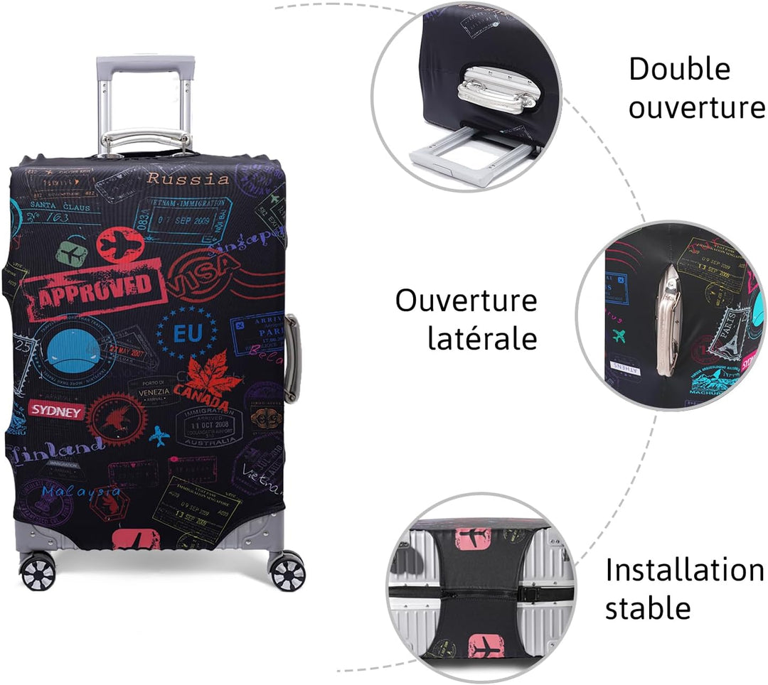 OrgaWise Kofferhülle Luggage Cover Gepäck Cover Gepäckabdeckung for Travel Luggage Schutzhülle Koffe