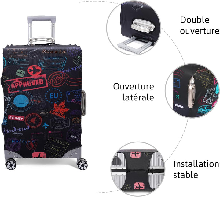 OrgaWise Kofferhülle Luggage Cover Gepäck Cover Gepäckabdeckung for Travel Luggage Schutzhülle Koffe