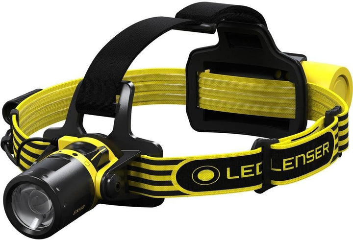 Ledlenser EXH8 LED Stirnlampe, explosionsgeschützt, Ex-Zone 0/20, fokussierbar, mit rotem Rücklicht,