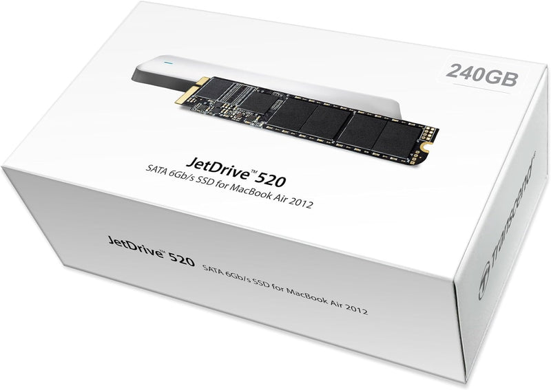Transcend 240GB JetDrive 520 SATA III 6Gb/s SSD Upgrade Kit für Mac TS240GJDM520 MacBook Air (Mitte