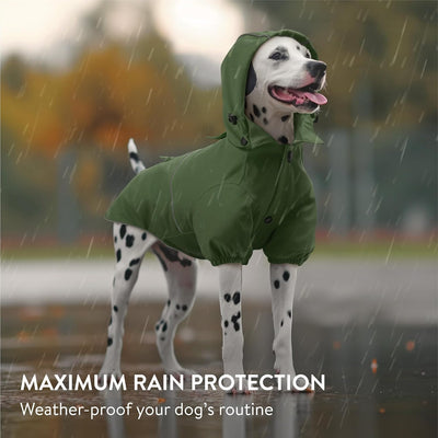 Navaris Regenmantel Regenjacke für Hunde - Regenmantel Hund wasserdicht - Hundemantel Hunderegenmant