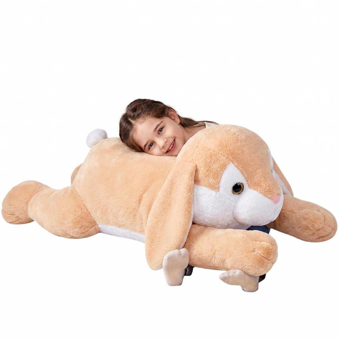 IKASA Gross Hase Stofftier Riesen Kuscheltier,78cm Gross Plüschtier Süsse Riesige Flauschige Weich J