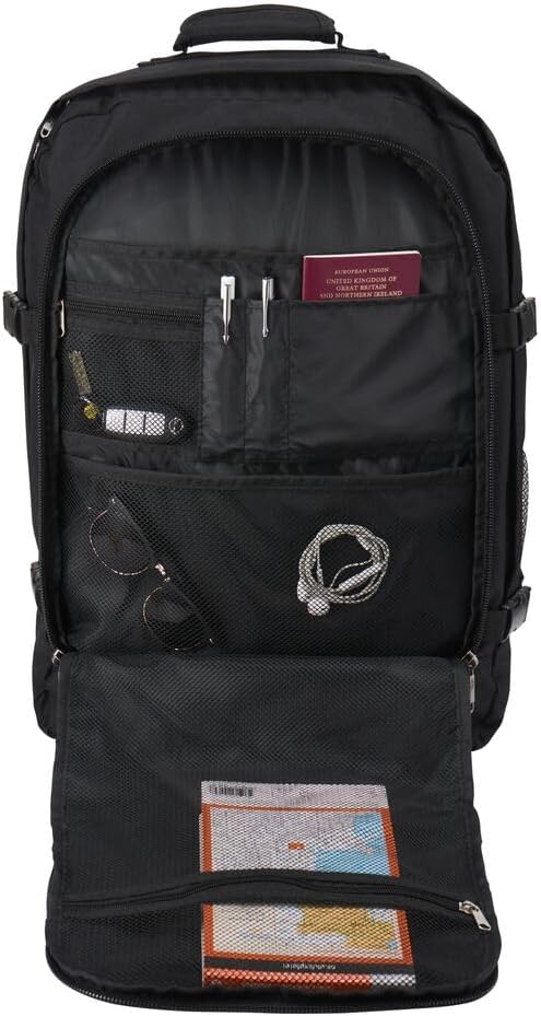 Cabin Max Metz 55x40x20 Reiserucksack Handgepäck Flugzeug Carry-On Rucksack (Handgepäck 55x40x20cm 4