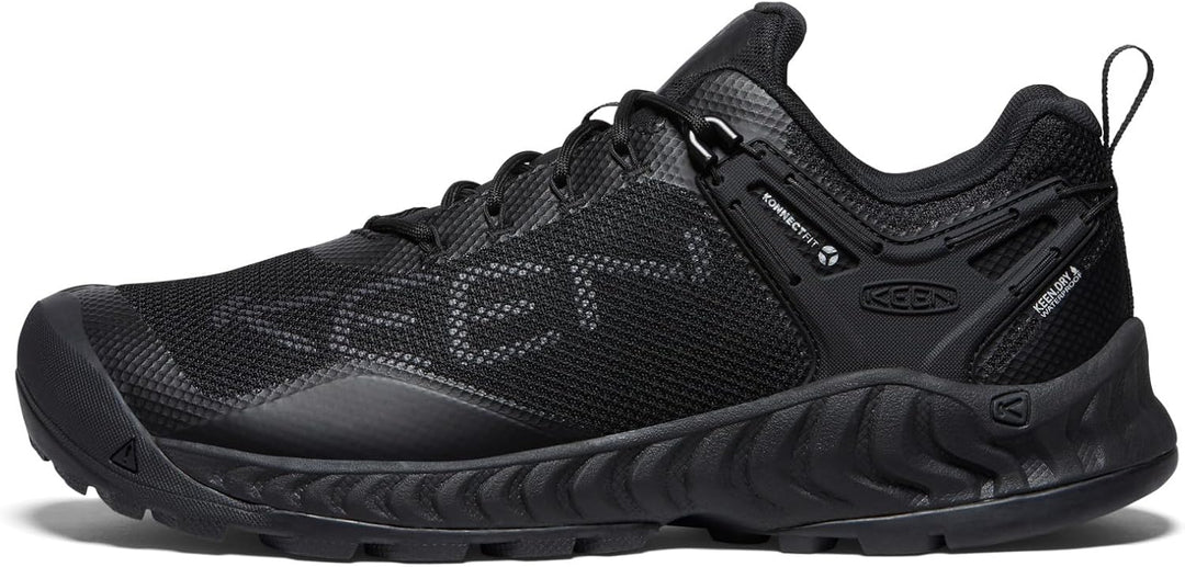 KEEN Herren Nxis Evo Waterproof Wanderschuhe 39.5 EU 3 X Schwarz, 39.5 EU 3 X Schwarz