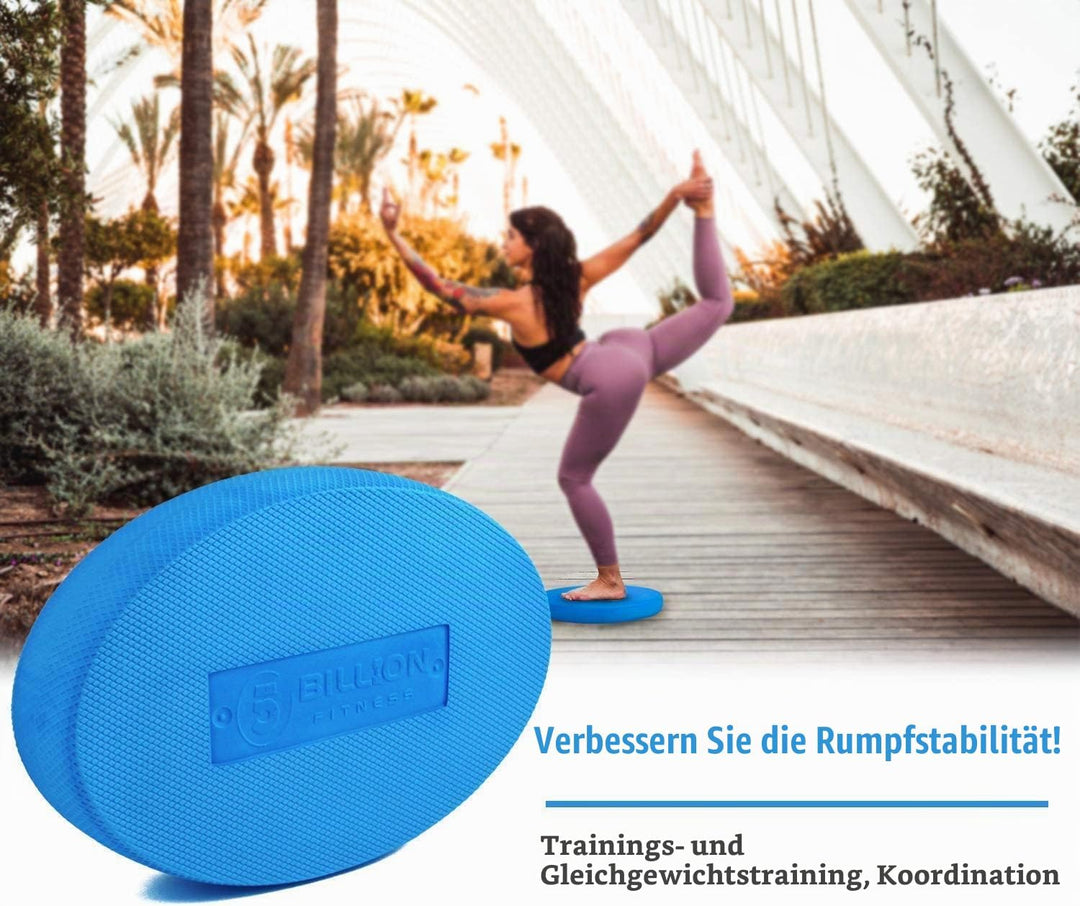 5BILLION Balance Pad - Oval - Übungspad &amp; Schaum Balance Trainer - Wobble Kissen für physikalische T