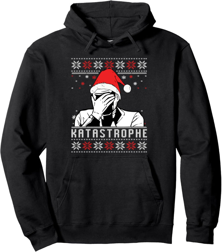 Katastrophe Vintage Retro Ugly Christmas Weihnachten Pullover Hoodie
