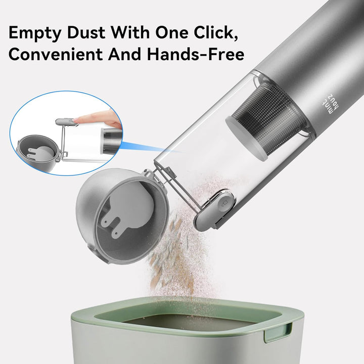 Minthouz Handstaubsauger Auto Staubsauger kabellos 17000Pa, 3-in-1 Autostaubsauger Schnurlos Wiedera