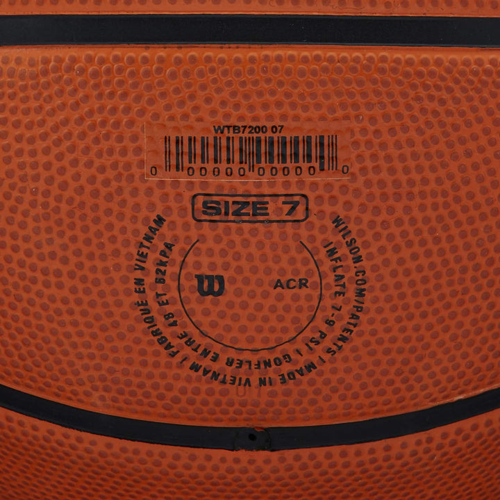 Wilson Unisex-Adult NBA Authentic Series Outdoor Basketball Braun Size 7 - 29.5" Single, Braun Size