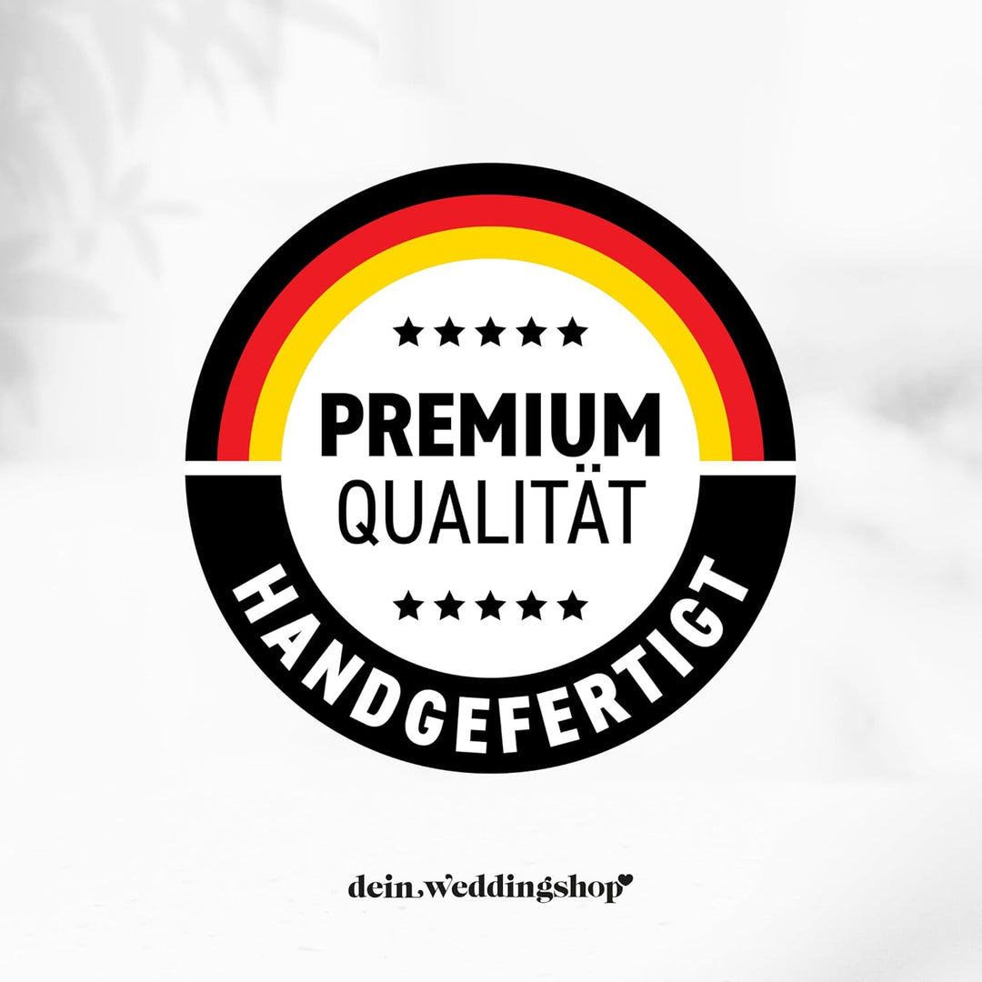 DeinWeddingshop Gästebuch Hochzeit Hochzeitsgästebuch Brautpaar Gästebücher Taufe Geburtstag | Leine