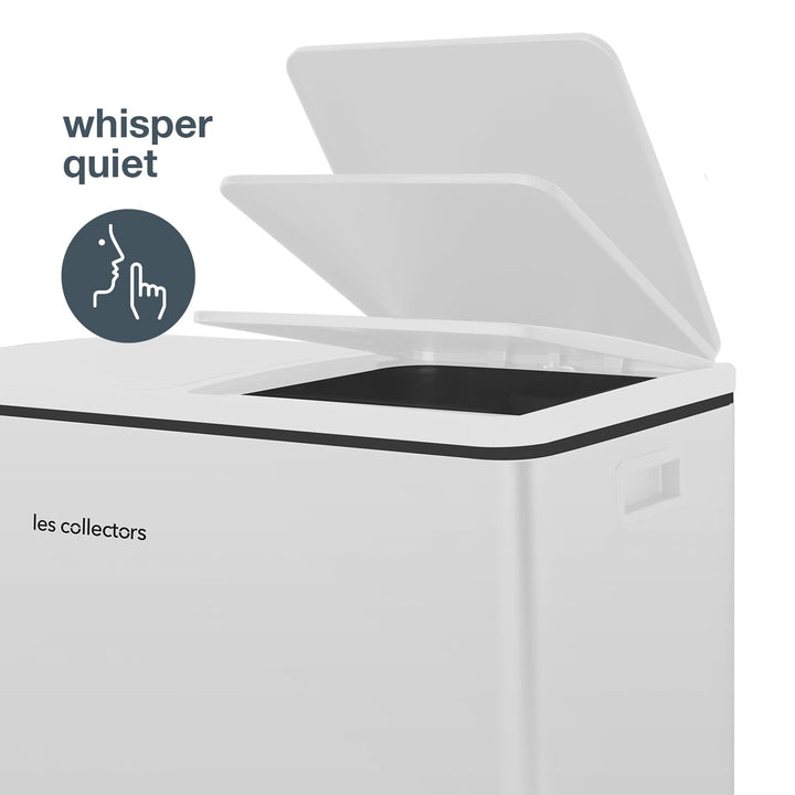 Les Collectors Mülleimer N°918, 60 L, passend für 30–60-Liter-Säcke, 2 Fächer 30 L, Küchen-Tretabfal