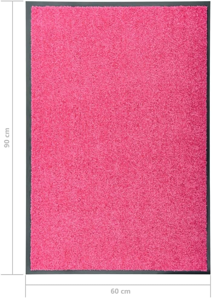 vidaXL Fussmatte Waschbar Schmutzfangmatte Türmatte Fussabtreter Schmutzmatte Schmutzfangläufer Saub