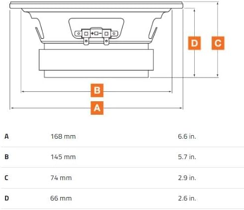 Hertz SV 165.1 - 16,5 cm Tief-/Mitteltöner SV165.1 SET SPL MIDRANGE 165mm 4 Ohm 1 Paar