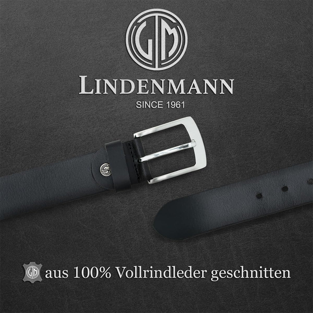 LINDENMANN Gürtel XXL bis zur Überlänge 170 cm Bundweite 90 cm Gesamtlänge 105 cm W 35.4 M, Bundweit