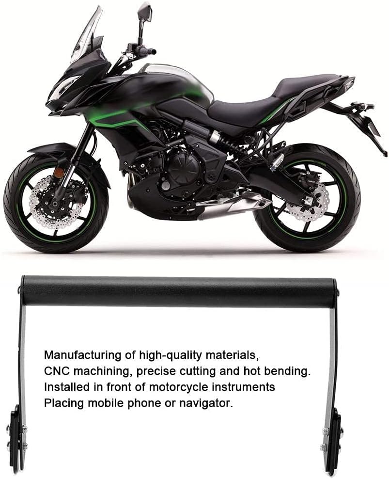 Yctze Motorrad-Navigationshalterung, Motorrad-GPS-Halterung Aluminium-Telefonhalter-Stangensatz des