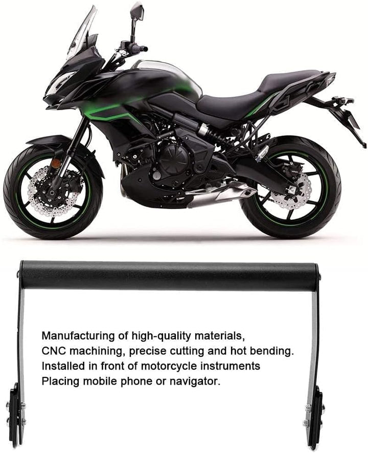 Yctze Motorrad-Navigationshalterung, Motorrad-GPS-Halterung Aluminium-Telefonhalter-Stangensatz des