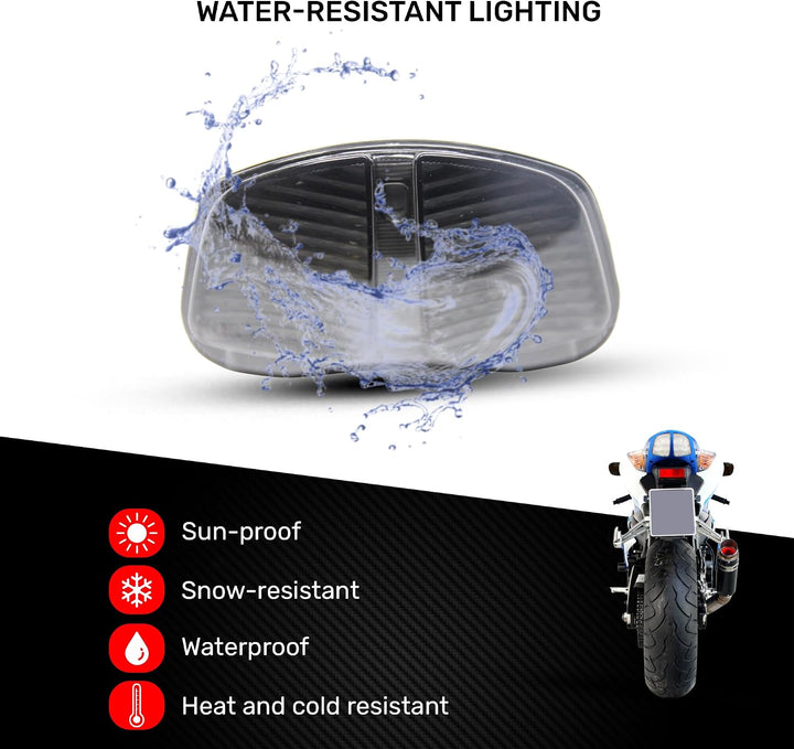 aVDB-moto LED-Bremslicht mit integrierten Blinker kompatibel mit Gsxr 600, 750, K6, K7, 2006/2007 (G