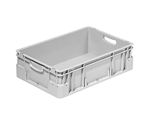Eurobehälter 600x400x180 mm (LxBxH) | stapelbar | Wände und Boden geschlossen | Mit Handgriff | 30 L