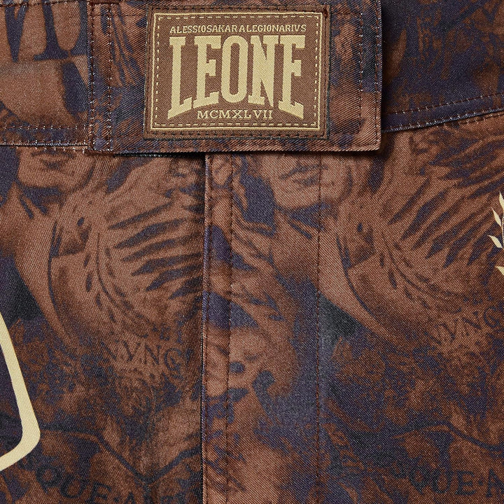 LEONE 1947, Legionarivs II MMA-Shorts, Unisex-Erwachsene, Bordeaux, AB790 L Bordeaux, L Bordeaux