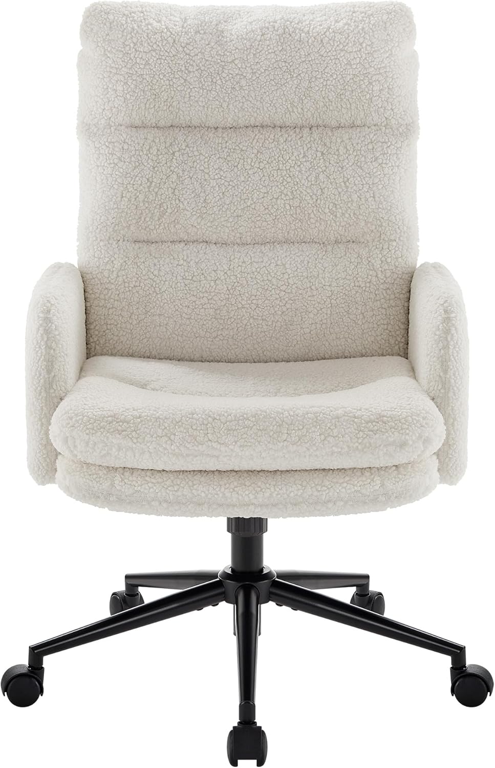 IWMH Schminktisch Stuhl, Schreibtischstuhl mit Rollen,Bürostuhl Ergonomisch mit Armlehne,Schminkstuh