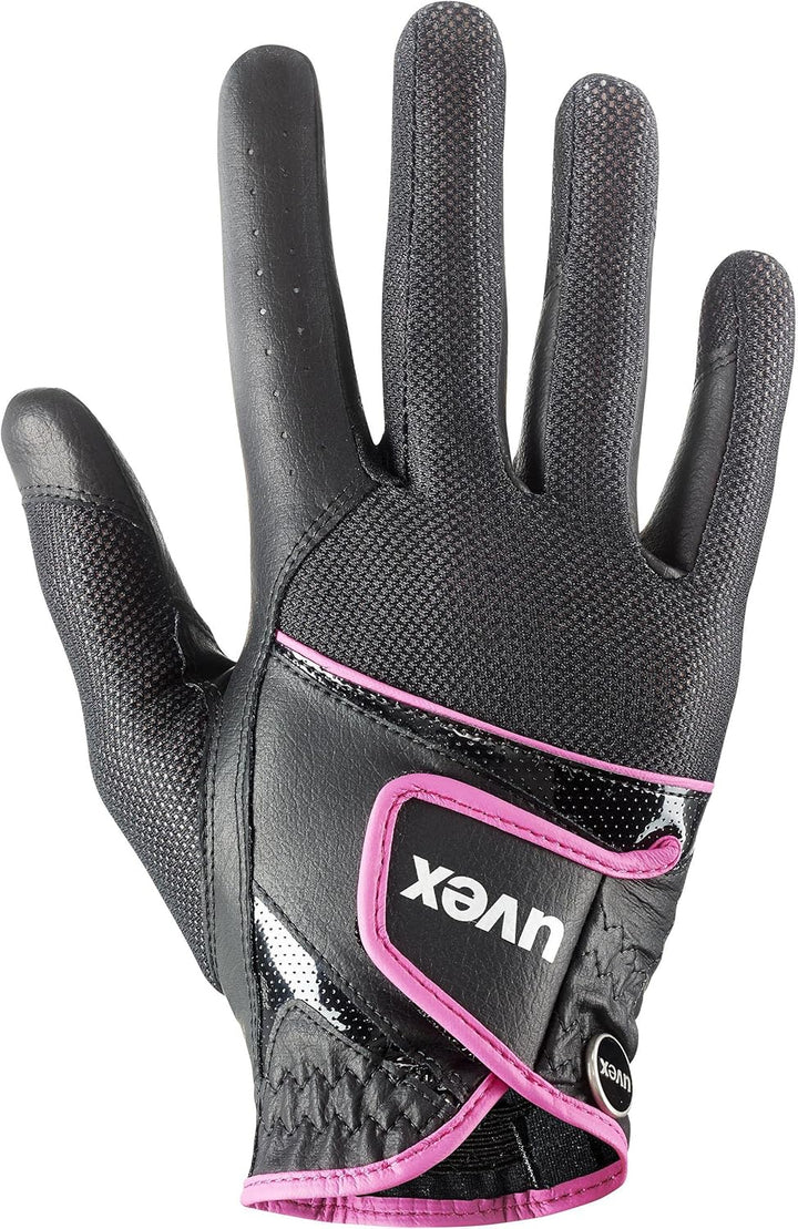 Uvex Unisex – Erwachsene Sumair Reithandschuhe 6 black-pink, 6 black-pink