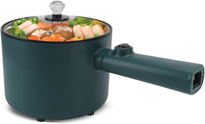 Elektrischer Hot Pot Kochtopf mit Deckel 1,8 l Elektrischer Nudeltopf Multikocher mit Deckel Langer