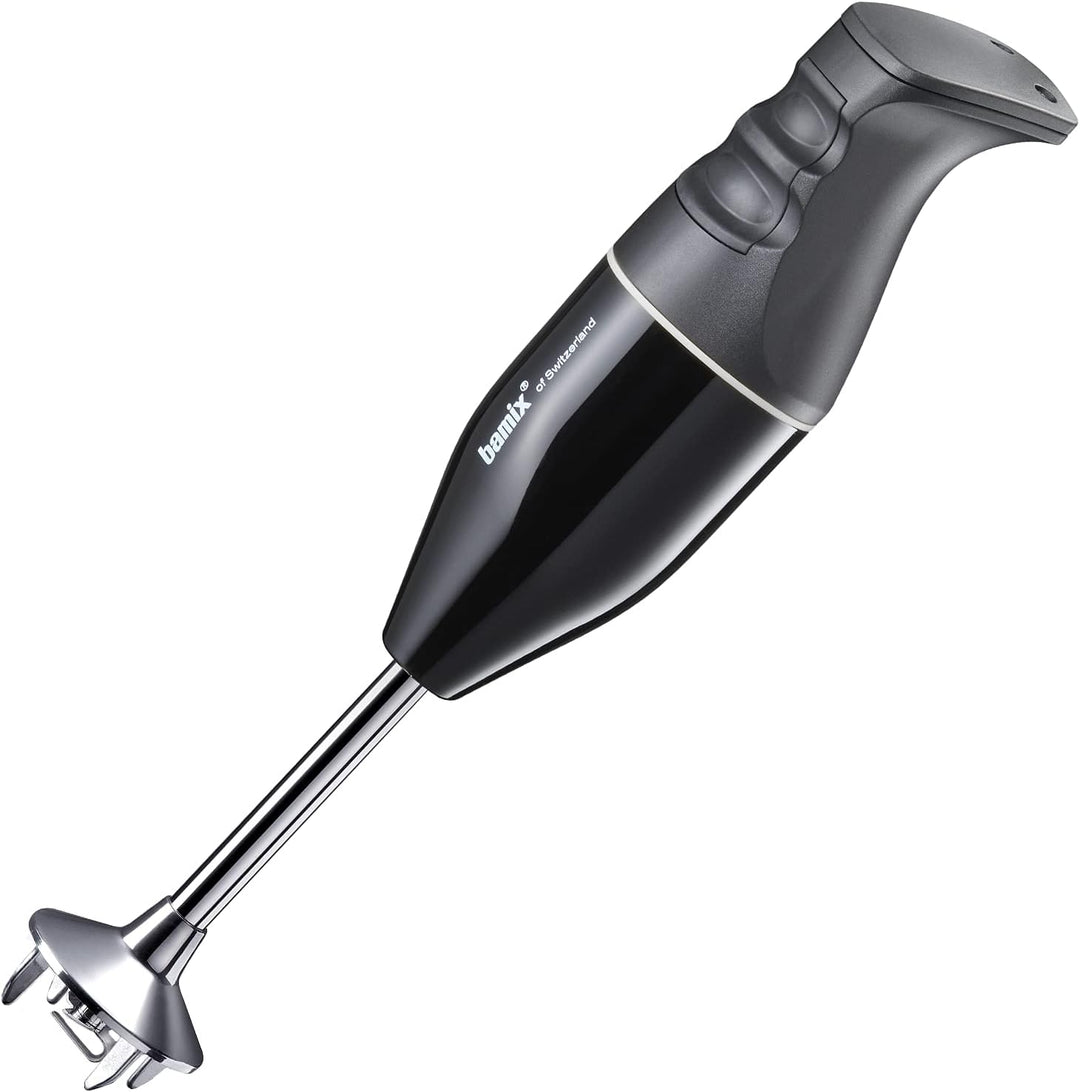 bamix Stabmixer Set EO140 CLASSIC inkl. Multifunktionsmesser aus Edelstahl, 140 Watt, 2-Stufen, Made
