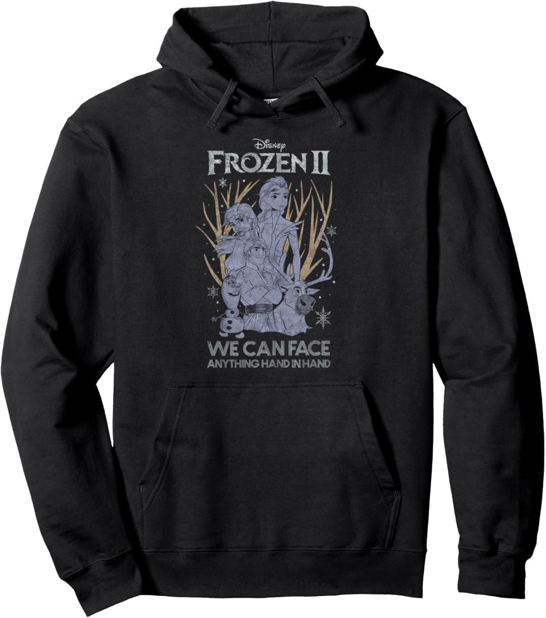 Disney Frozen 2 We Can Face Anything Group Shot C1 Pullover Hoodie