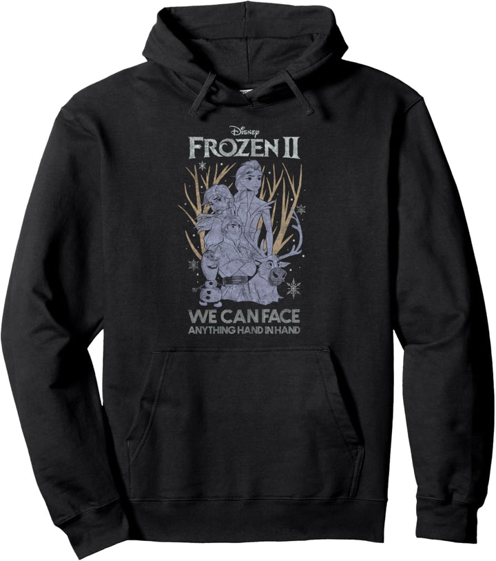 Disney Frozen 2 We Can Face Anything Group Shot C1 Pullover Hoodie