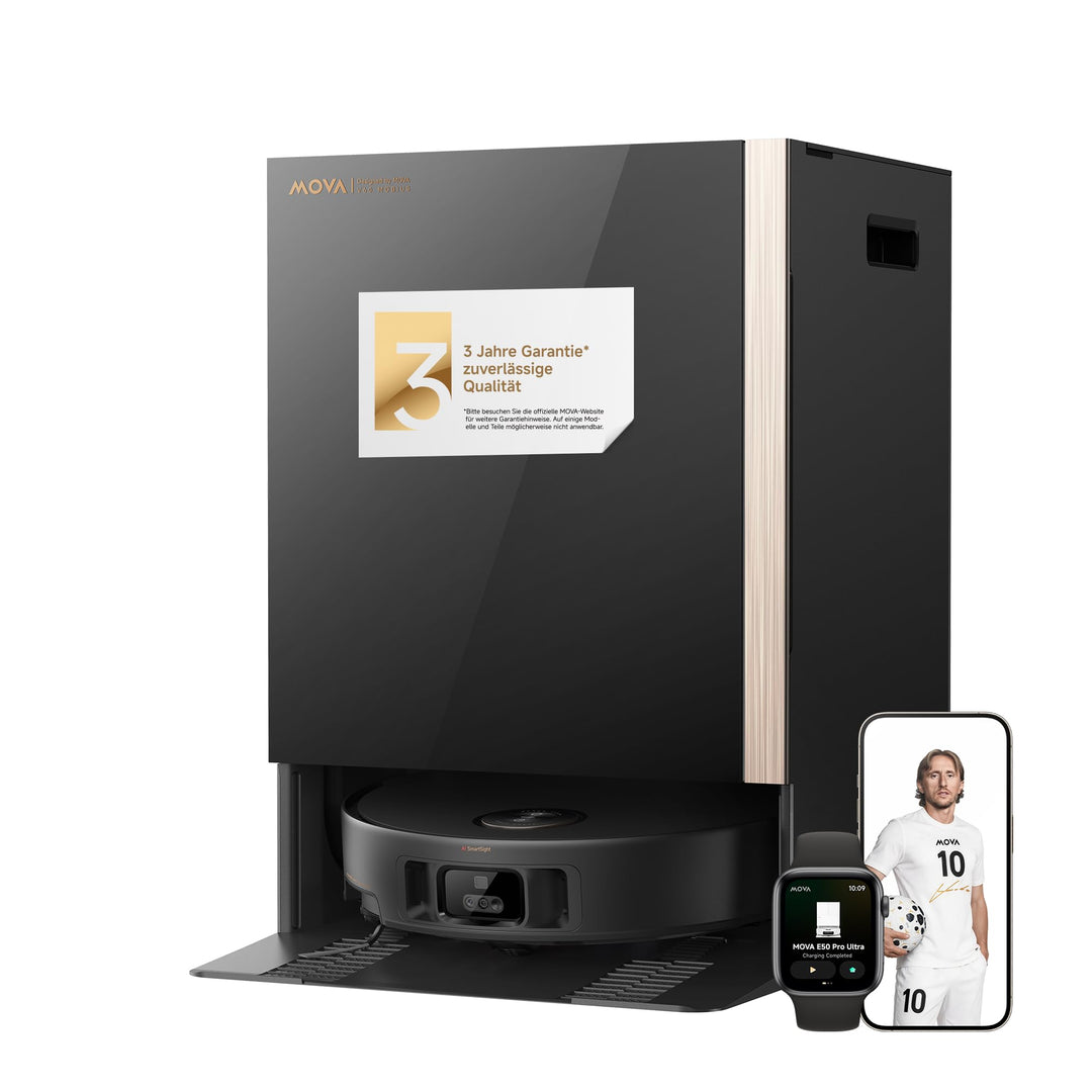 Mova Mobius 60 Saugroboter mit MopSwap-System, 30.000 Pa Saugleistung, dynamischem Saugrückhaltesyst