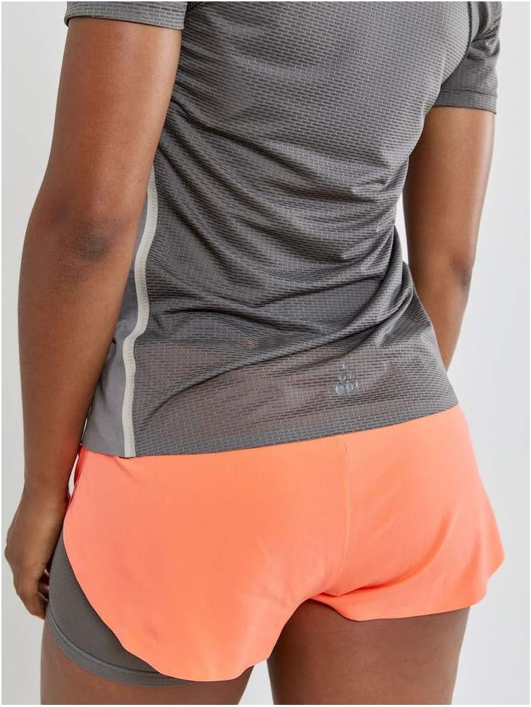 Craft Damen Run Vent Mesh Short Sleeve Trikots XL Asche, XL Asche