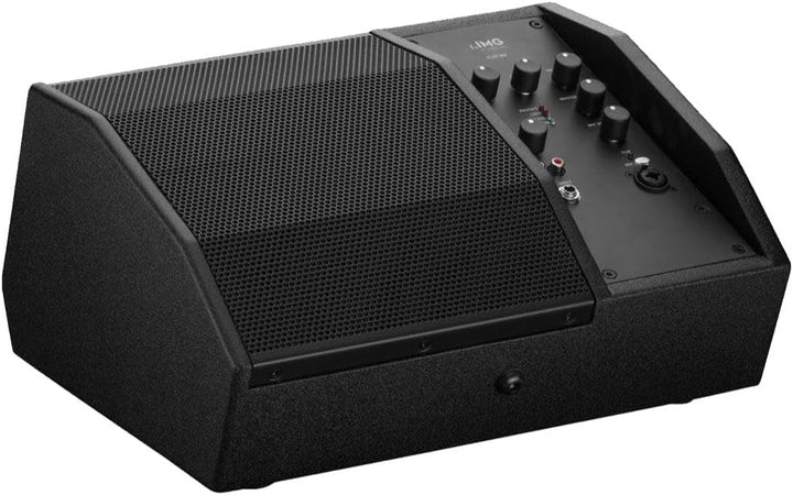 IMG STAGELINE Flat-M8 Aktive PA-Bühnenmonitorbox, 300W, schwarz