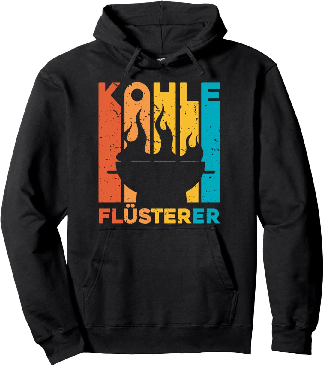 Grill Fans | Lustiges Kohle Flüsterer Griller BBQ Spruch Pullover Hoodie