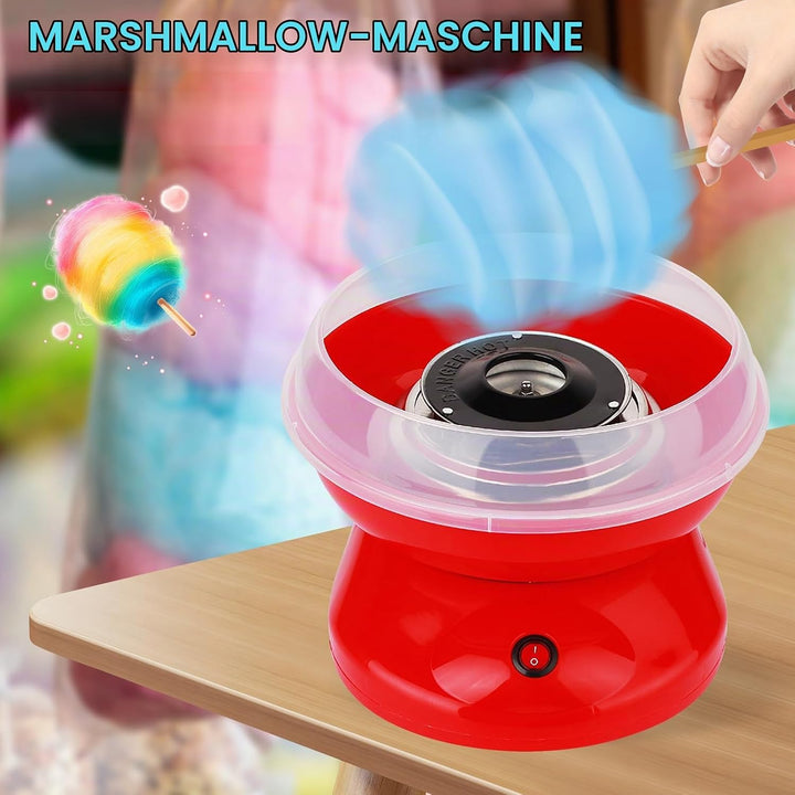 Zuckerwattemaschine, Retro Cotton Candy Machine 450W für Zuhause, Zuckerwatte Maschine mit Zubehör u